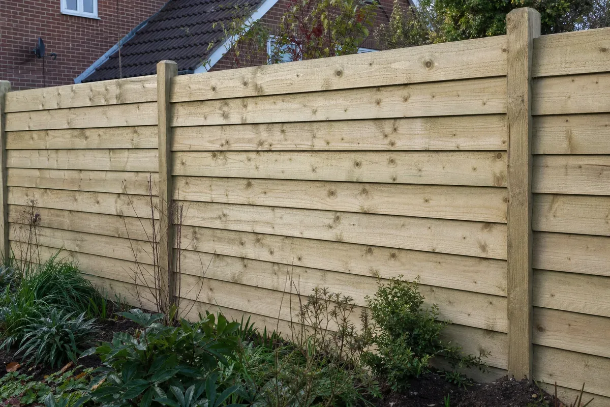 Feather Edge Fencing in Crewe