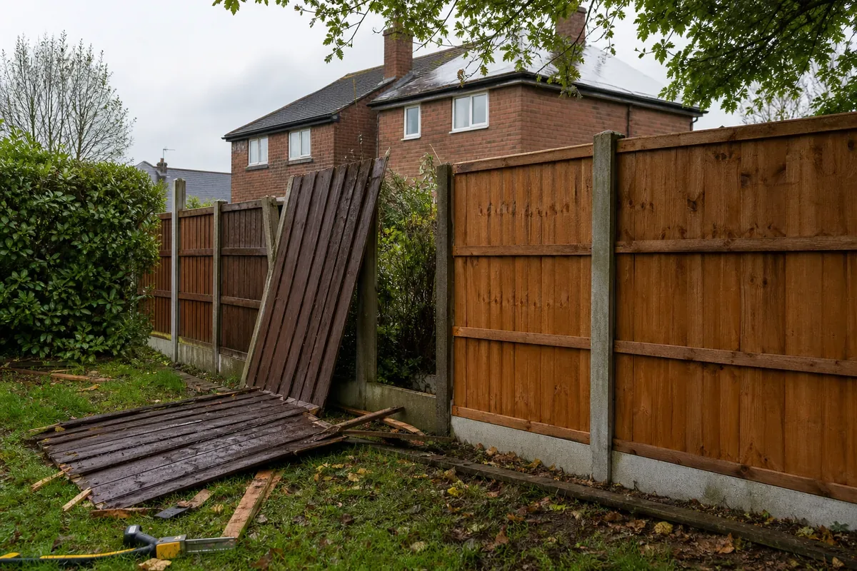 Fence Repairs in Crewe
